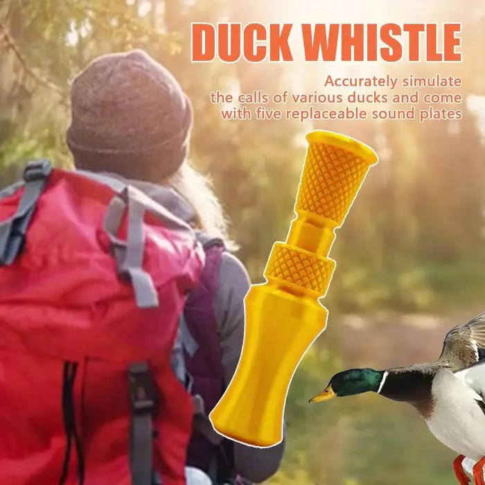 Sifflet appel canard imprimé 3D réaliste avec 5 puces son amovibles pour chasse et entraînement