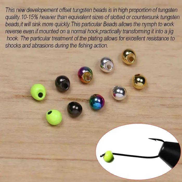 ICERIO 100 pièces hors-ensemble perles de tungstène forme de goutte Inst tungstène gabarit perle évi