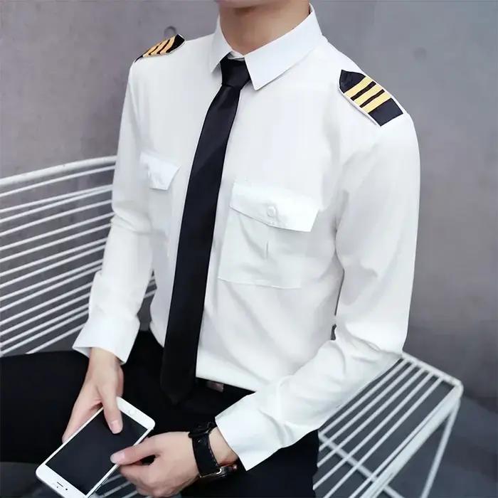 Uniforme de pilote professionnel pour hommes et femmes