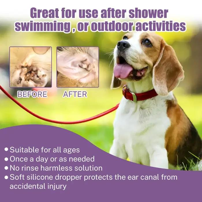 Nettoyant d'oreille pour chat et chien