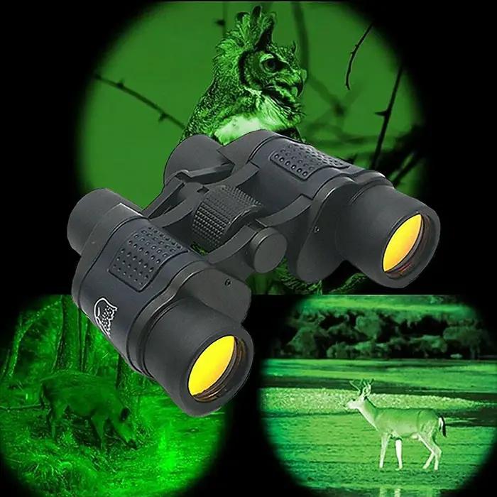 Jumelles zoom professionnelles 60x60 optique armée jour/nuit - Télescope haute performance pour observation