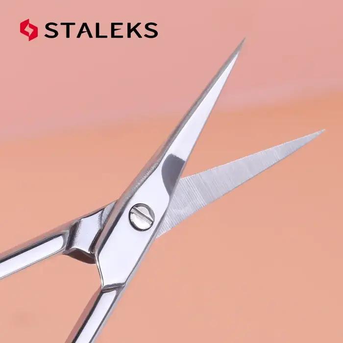 STALEKS ciseaux à ongles russes ciseaux à sourcils en acier inoxydable de haute qualité outil de maq