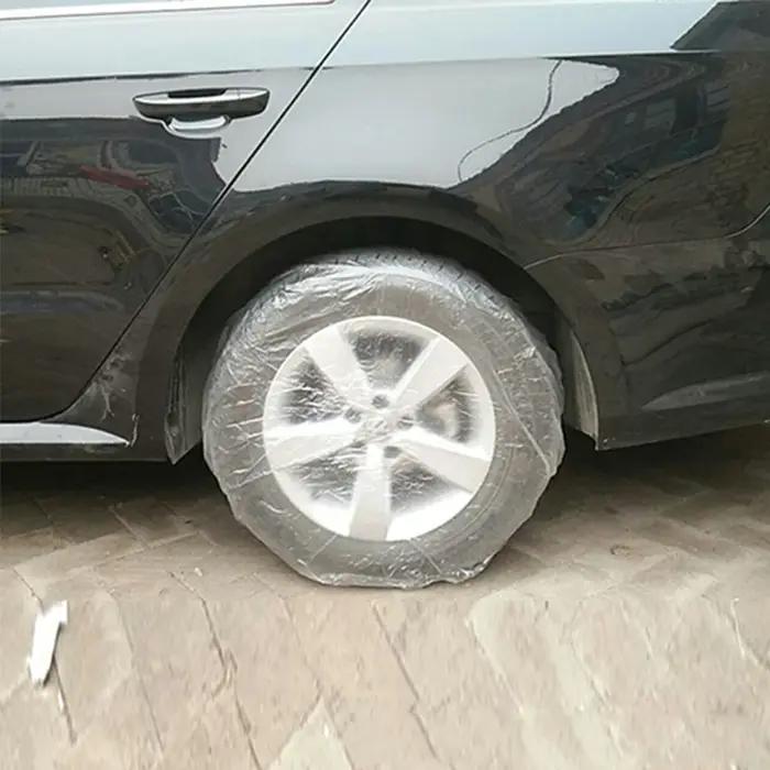 Juste anti-poussière pour roues de voiture, protection de roue automatique, poudre de poulet, housse