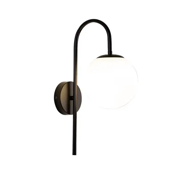 Lampes murales LED simples et modernes, boule de verre créative, applique murale pour salon, chambre