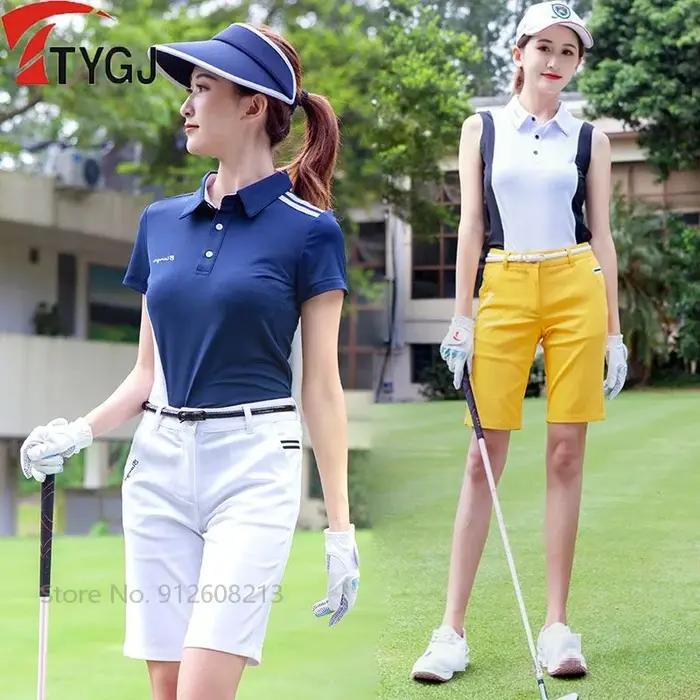 Ttygj – pantalons courts de Golf pour femmes, extensibles, coupe Slim, décontractés, vêtements respi