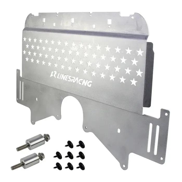 Plaque antidérapante de refroidisseur d'huile LR, pour BMW G80 G82 M3 M4 G87 M2 2021 – 2024 S58, moteur alimenté série G, aluminium argent/noir