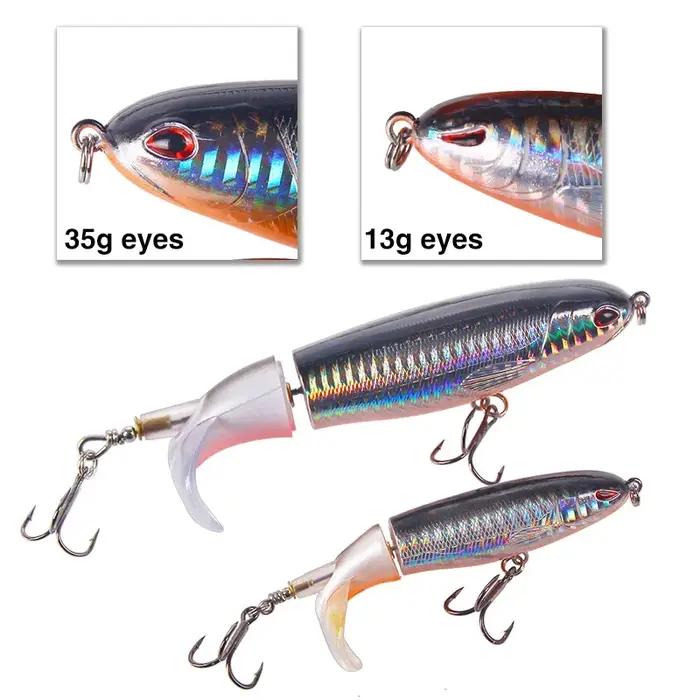 1 pièces leurre de pêche Plopper 13g/15g/35g leurres de poisson-chat pour matériel de pêche flottant