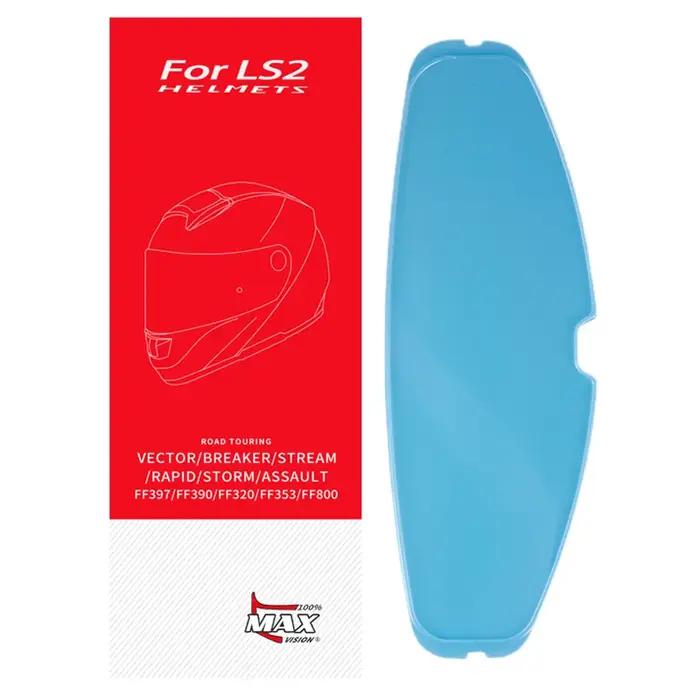 Visière de remplacement pour casque de moto LS2 FF320 Stream FF353 Rapid FF328 FF800 en polyester avec élasthanne pour motards styles champagnes gris foncés kakis lavandes verts armées noirs oranges occassions spéciales