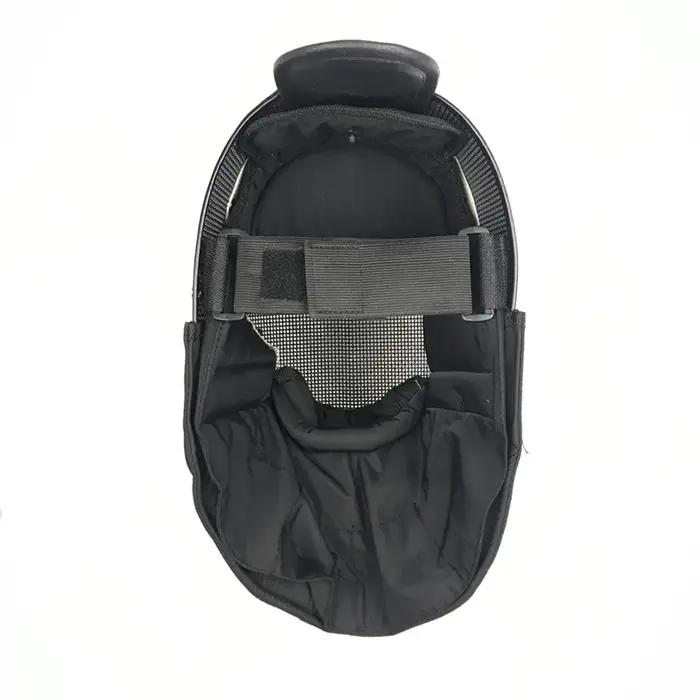 Masque d'entraîneur d'escrime FIE 1600N coque haute résistance doublure amovible polyester système de sécurité sangle arrière pour hommes femmes entraînement compétition cadeau