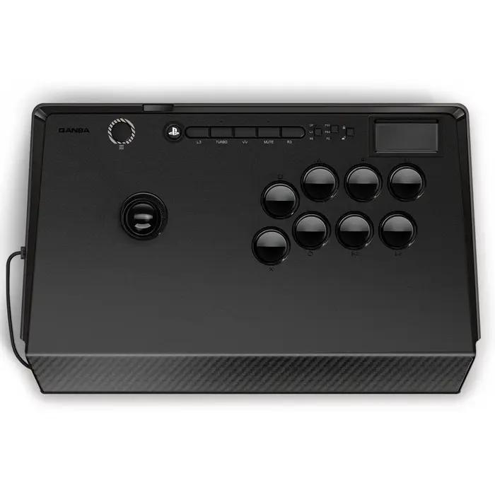 Joystick QANBA B1 Titan Arcade Stick pour PS4 PS5 PC Street Fighter 6 Tekken 8 Combat Arcade Gaming Brique Bleue Occasions Spéciales