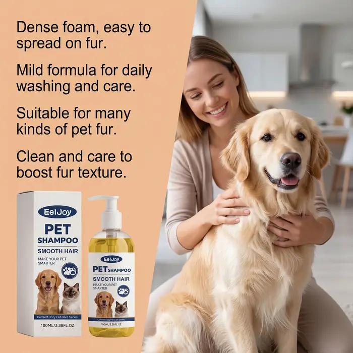 Shampoo pour animaux de compagnie à l'huile de noix de coco naturelle