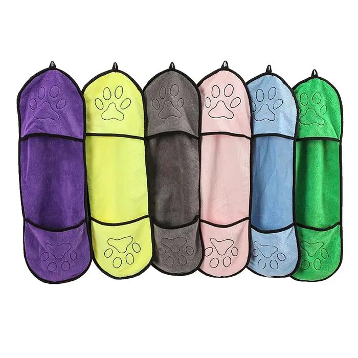 Serviette pour animaux de compagnie à séchage rapide