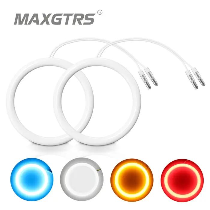 2x Angel Eyes Halo Ring 3528 LED puce voiture antibrouillard moto feux diurnes DRL avec clignotant 8
