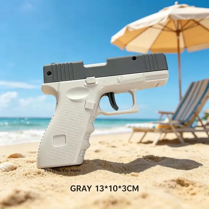 Pistolet à eau haute pression GOWKE pour enfants et adultes, jouets d'eau antidérapants, plaisir familial à la plage et à la piscine