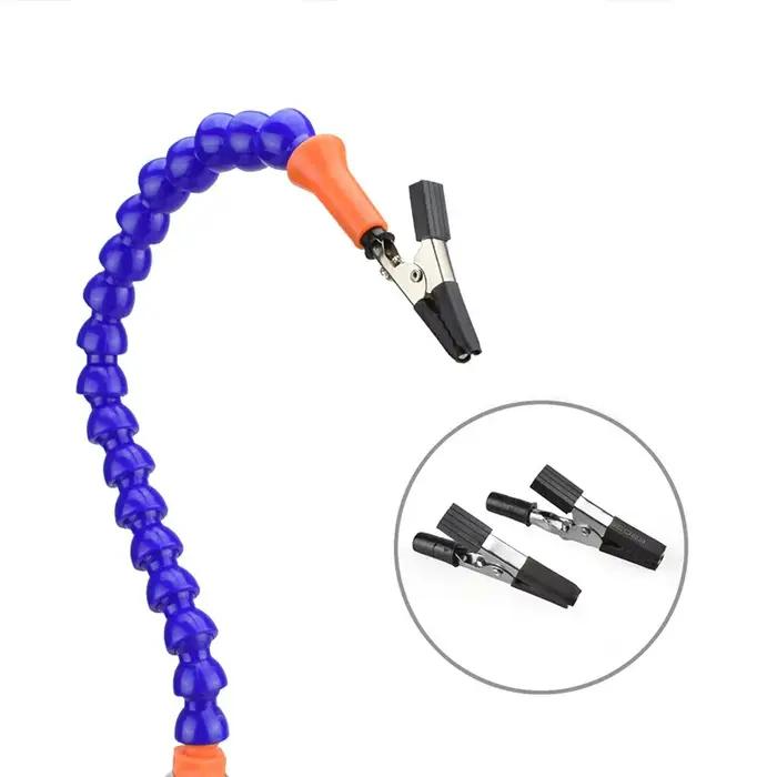 Support de circuit imprimé PCB de troisième main bras flexibles station de soudage multifonctionnelle pour travaux électroniques occasionnels et spéciales
