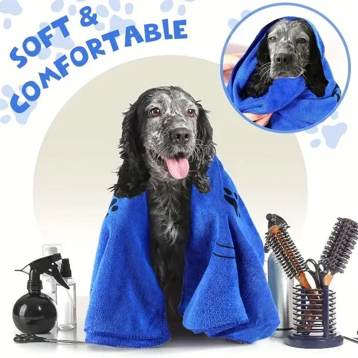 Serviette de séchage pour chien et chat