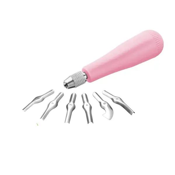 Kit de coupe-linoléum artisanal outils de sculpture pour la gravure de tampons en caoutchouc et la création artistique occaions spéciales