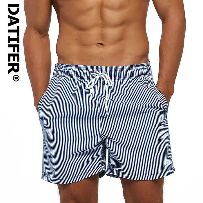 DATIFER été hommes plage impression Shorts maillots de surf Fitness entraînement troncs vêtements de