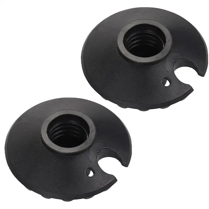1 Paire de Paniers à Neige pour Bâtons de Randonnée, Paniers à Boue Amovibles pour Bâtons de Marche, Embouts de Remplacement et Protections pour Bâtons de Trekking