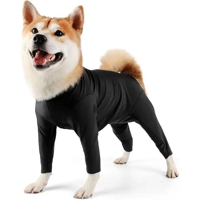 Combinaison de récupération chirurgicale pour chiens après chirurgie body Anti-perte pyjama à manches longues avec jambes pour chiens confort protection convalescence récupération phẫumie