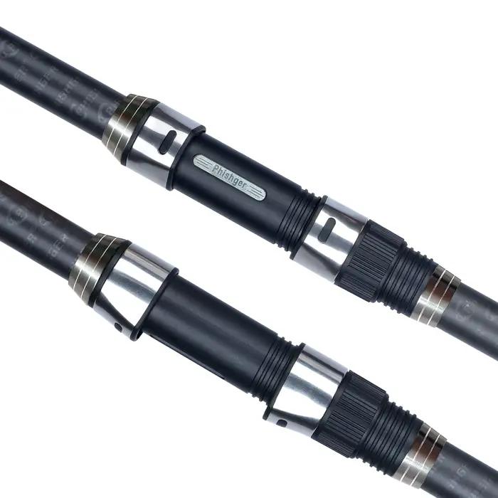 Canne surfcasting télescopique PHISHGER 3.6-5.3m - Power 80-150g carbone 30T pêche rivage mer