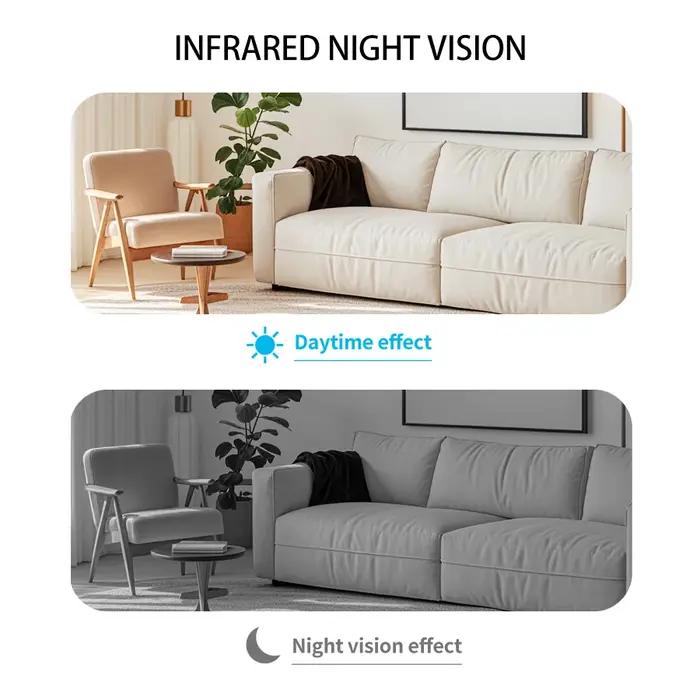 Caméra surveillance WIFI 1080P ICSEE - détection formes humaines audio bidirectionnel pour sécurité
