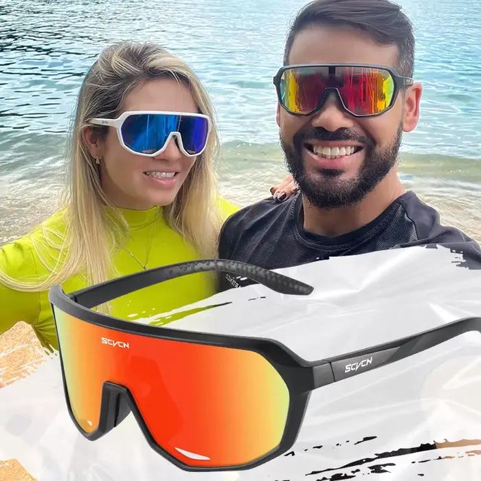 Lunettes de vélo photochromiques UV400 pour chasse - Modèle homme femme VTT route sports outdoor