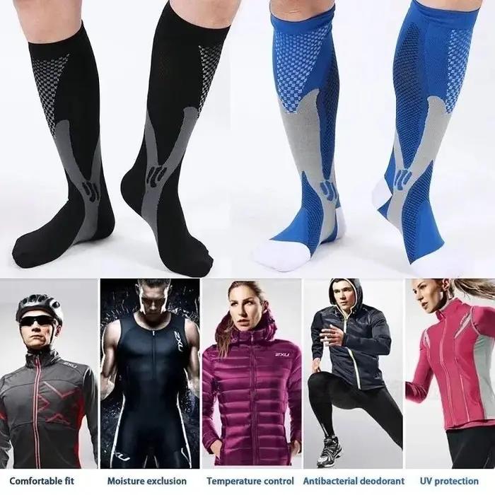 3 paires chaussettes compression médicales 20-30 mmHg sport running varices