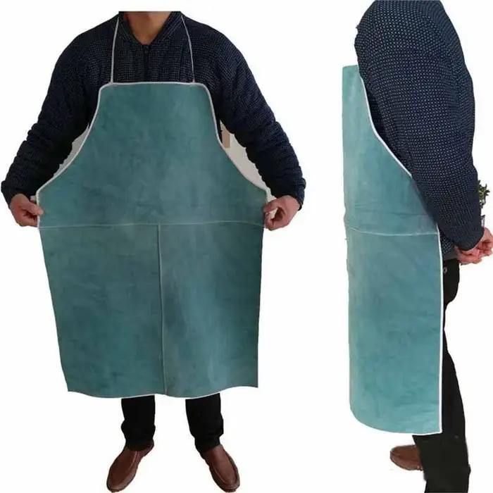 Tablier de soudage en cuir de vachette protection anti-projection pour soudeurs professionnels et amateurs occasions de travail et cadeaux de qualité