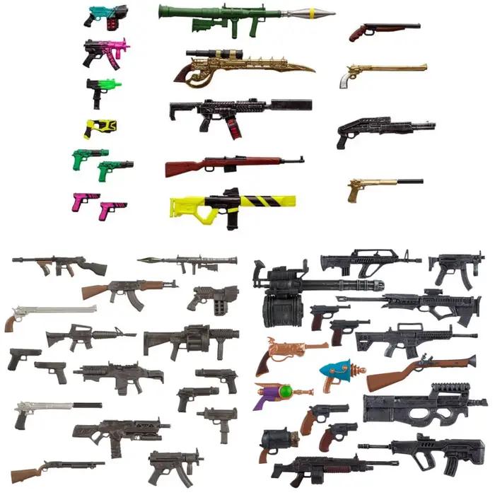 Accessoires d'armes pour figurines d'action 7 pouces personnalisables pour collectionner et raconter des histoires pour adultes et enfants