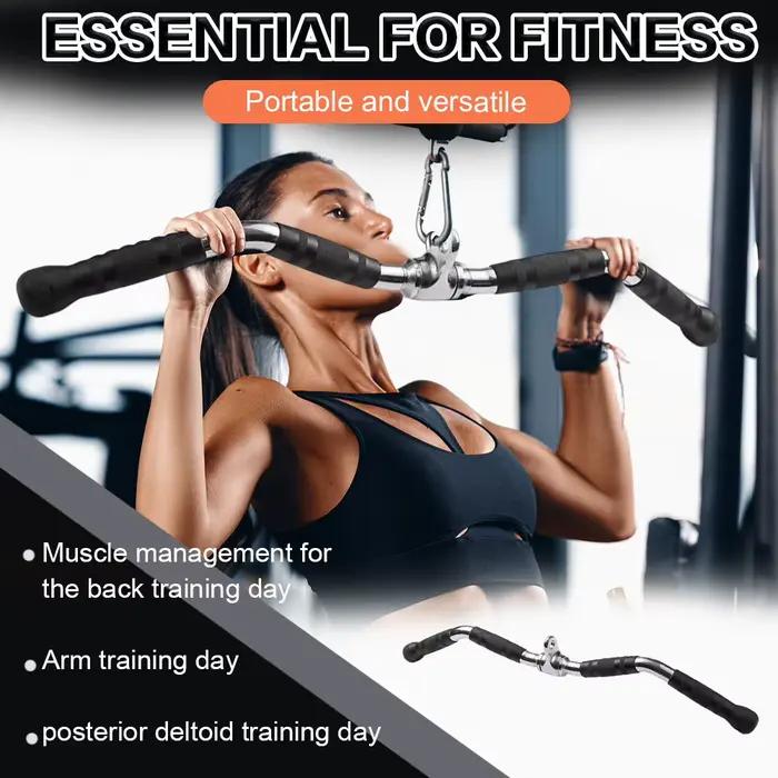Barre de traction en acier épais avec poignée antidérapante pour entraînement en force homme et femme salle de sport et maison occasionnels cadeaux pour athlètes