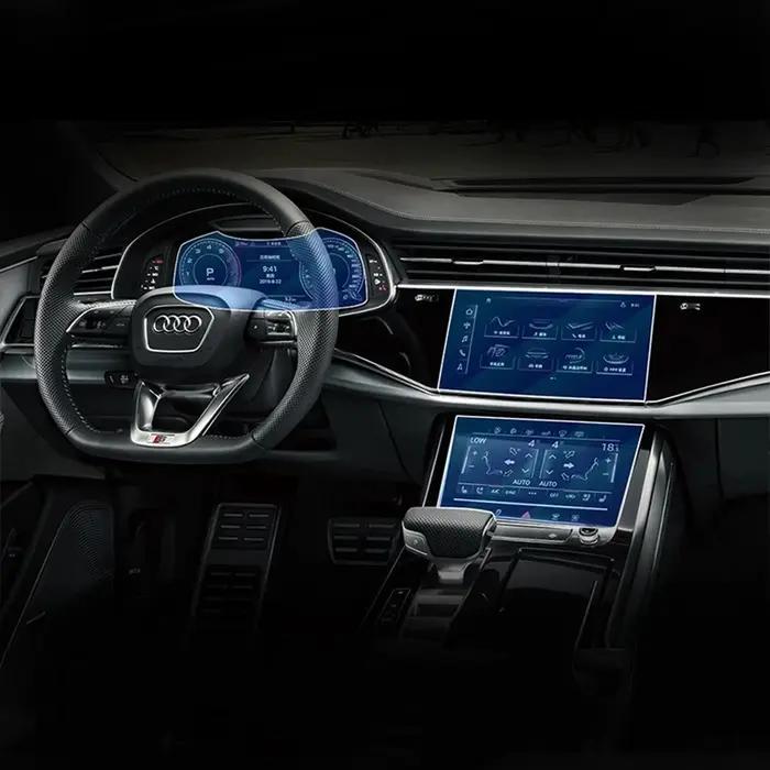 Film de protection en verre trempé pour Audi Q7 Q8 2020 2021 2022, écran de Navigation de voiture, é