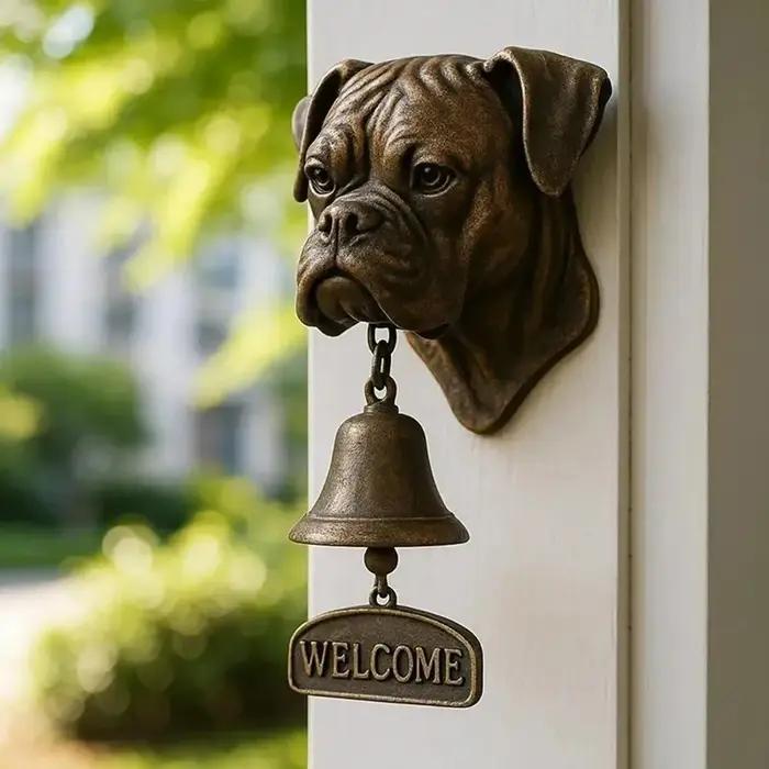 Sonnette de bienvenue vintage durable à fixation murale