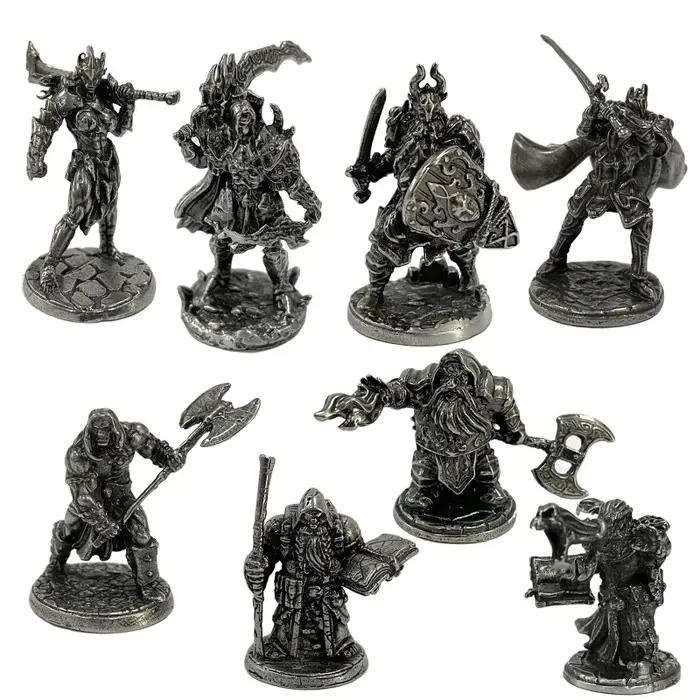Figurines miniatures de soldats Wraith de la Légion du moyen âge