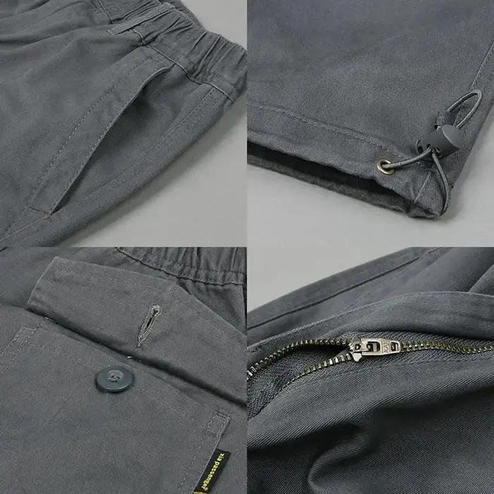 Pantalon hiver homme cargo ample doublé polaire coton randonnée chasse travail extérieur froid