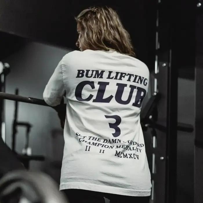 T-shirt Oversize BLC Lifting Club en Coton Polyvalent pour Hommes Passant du Fitness à la Mode Streetwear