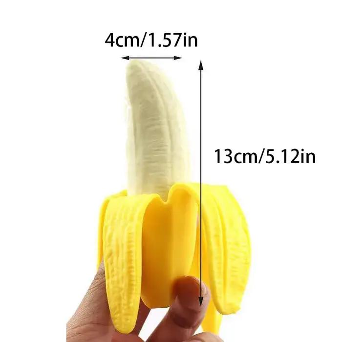 Jouet à mâcher banane réaliste pour animaux de compagnie