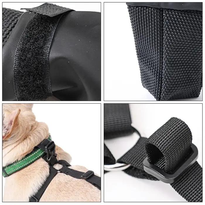 Bottes imperméables pour chiens anti-dérapantes en cuir pour promenades hivernales et protection des pattes d'animaux de compagnie