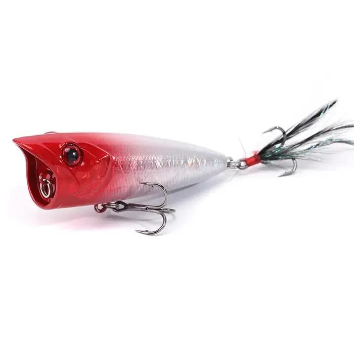 Fusée Popper Topwater frappé la vague d'eau Popper fort bruit grand éclaboussure coulée Isca leurres de pêche artificiels bar pesca