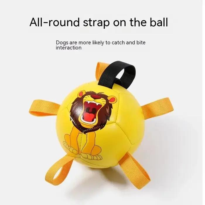 Jouets de Football pour chien, balles durables, Puzzle IQ, jouets pour chiot, petits et grands dents de chien, jouets interactifs de Football pour animaux de compagnie