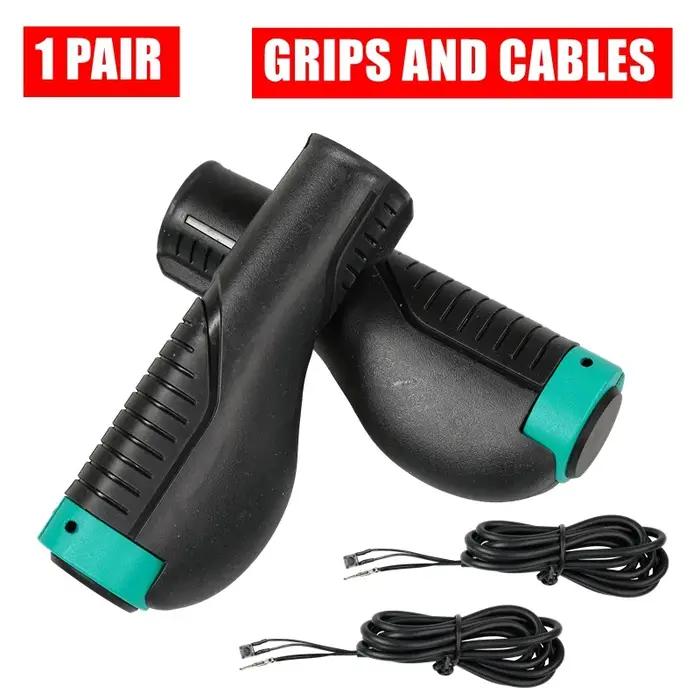 Poignées d'origine avec câble de clignotant pour scooter électrique