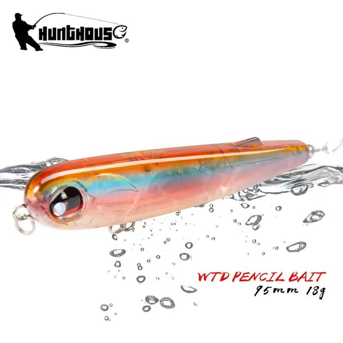 Hunthouse – leurre flottant Wobbler en plastique pour la pêche en Surface