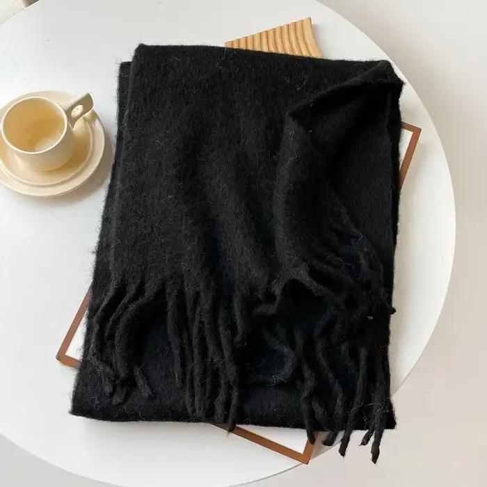 Écharpe en Mélange de Laine Polyvalente pour Femme et Homme
