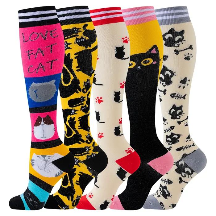 Lot 5 paires chaussettes compression Cat pour infirmières chasseurs et sportifs outdoor