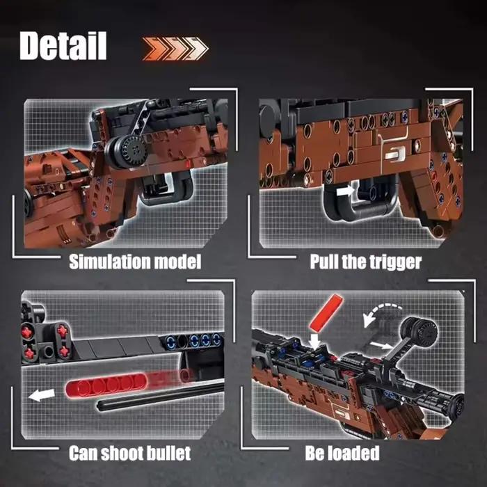 Kit de construction de fusil de sniper classique à mécanisme Bolt Action