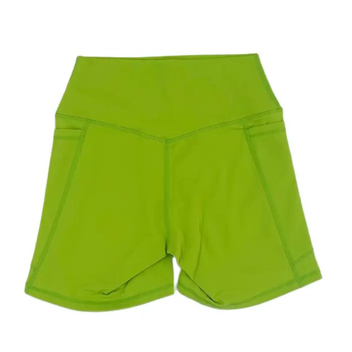 Short de Yoga pour femmes, taille haute, ventre, cyclisme, séchage rapide, respirant, collants de Fi