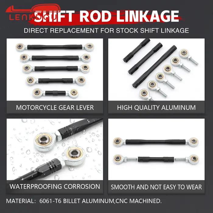 Biellette de changement de vitesse pour moto, 40 70 90 100 120 150 160 170 180 190 200 220 280mm, re
