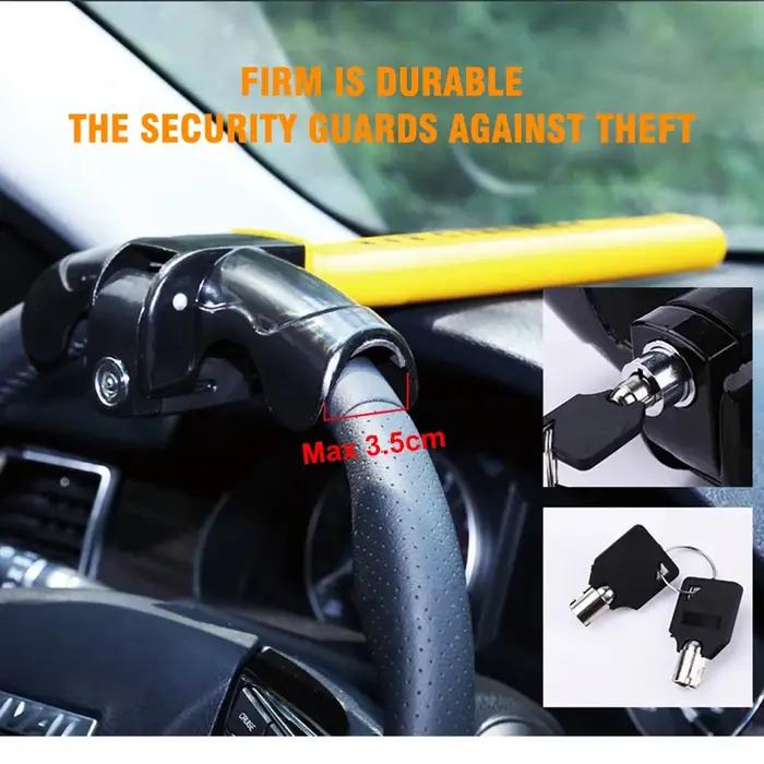 Serrure antivol universelle pour volant de voiture