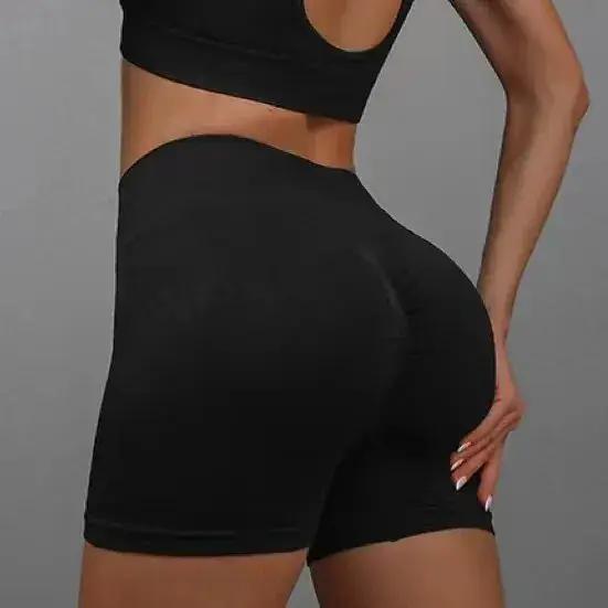 Short de yoga taille haute pour femmes