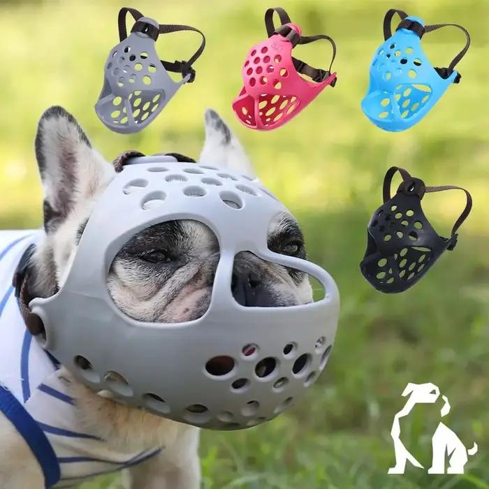 Muselière anti-aboiement réglable pour chien
